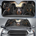 Car snow protection front gear cover made from aluminium film foam polyester fabric