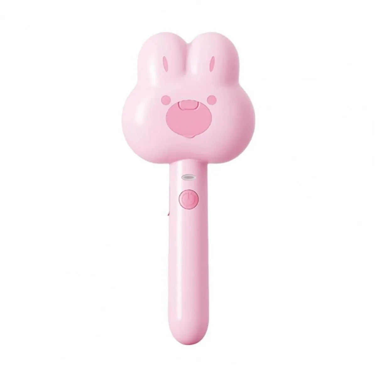 Rechargeable cat steam grooming brush with long handle and rounded brush end in choice of colours