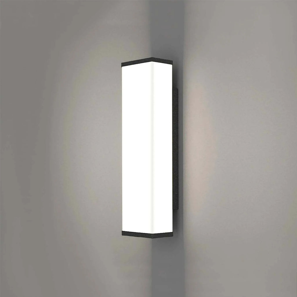 60cm outdoor waterproof wall light with stainless steel construction and LED lighting