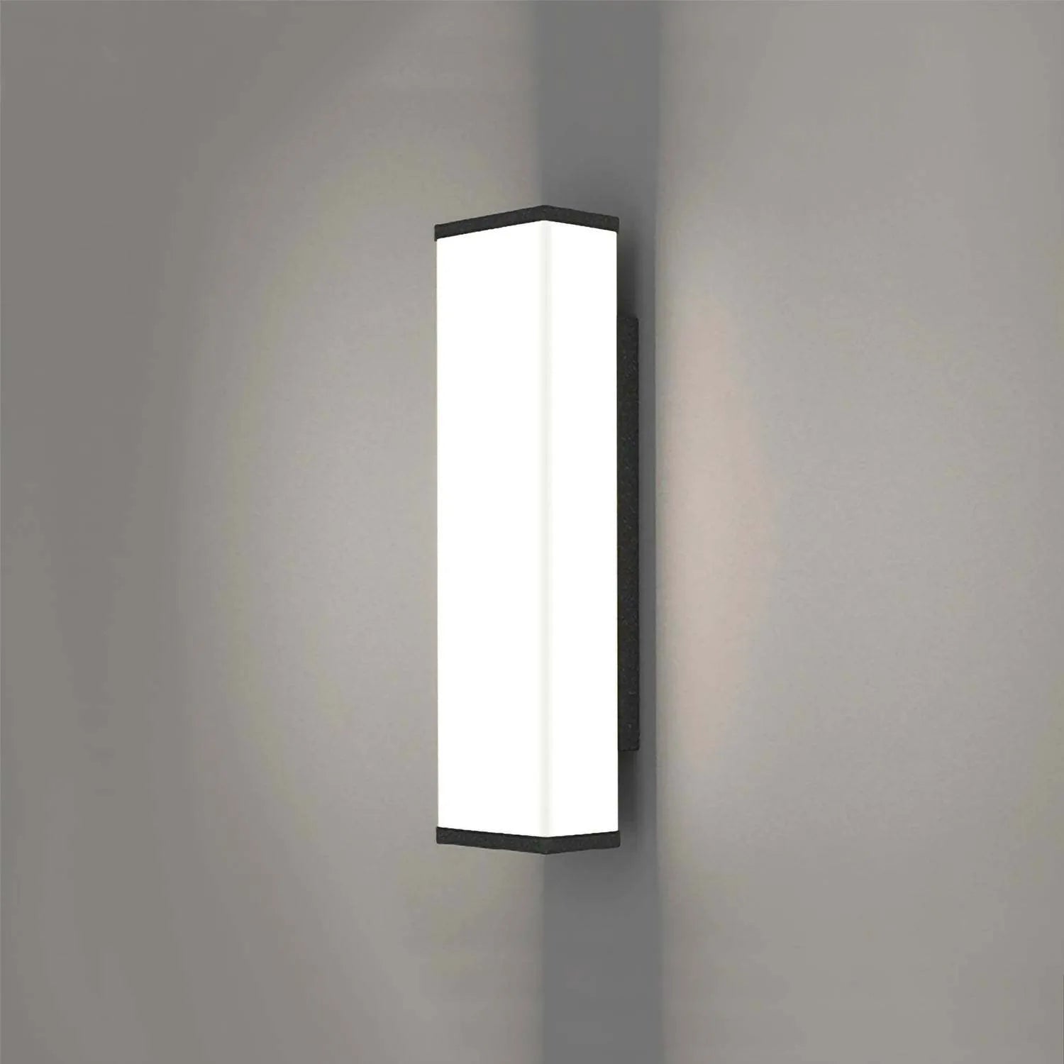 60cm outdoor waterproof wall light with stainless steel construction and LED lighting