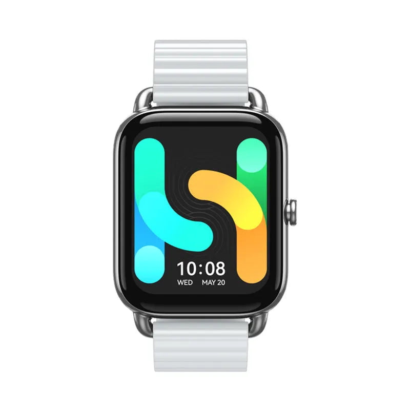 HAYLOU RS4 Plus smart sports watch with AMOLED display in black, champagne or silver colours