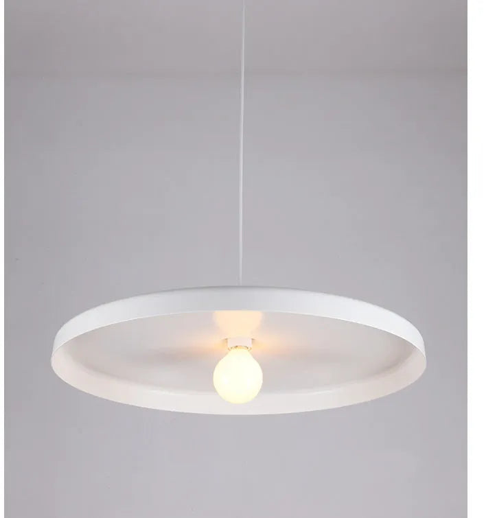 Aluminium alloy ceiling chandelier light for café or restaurant in black or white colour.