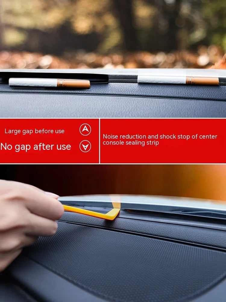 Outlander dashboard soundproof seal strip showing 1.6m silicone length with six card slots