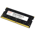 Notebook DDR4 memory module with 260 gold pins and memory chips on green circuit board