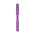 Purple germanium particle facial massage roller with 193mm handle and 19mm roller width