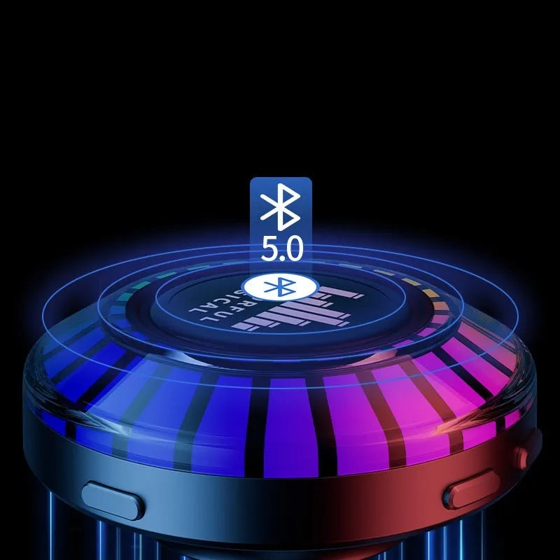 Compact Bluetooth LED atmosphere lamp with voice control and polar light effect for household ambience lighting