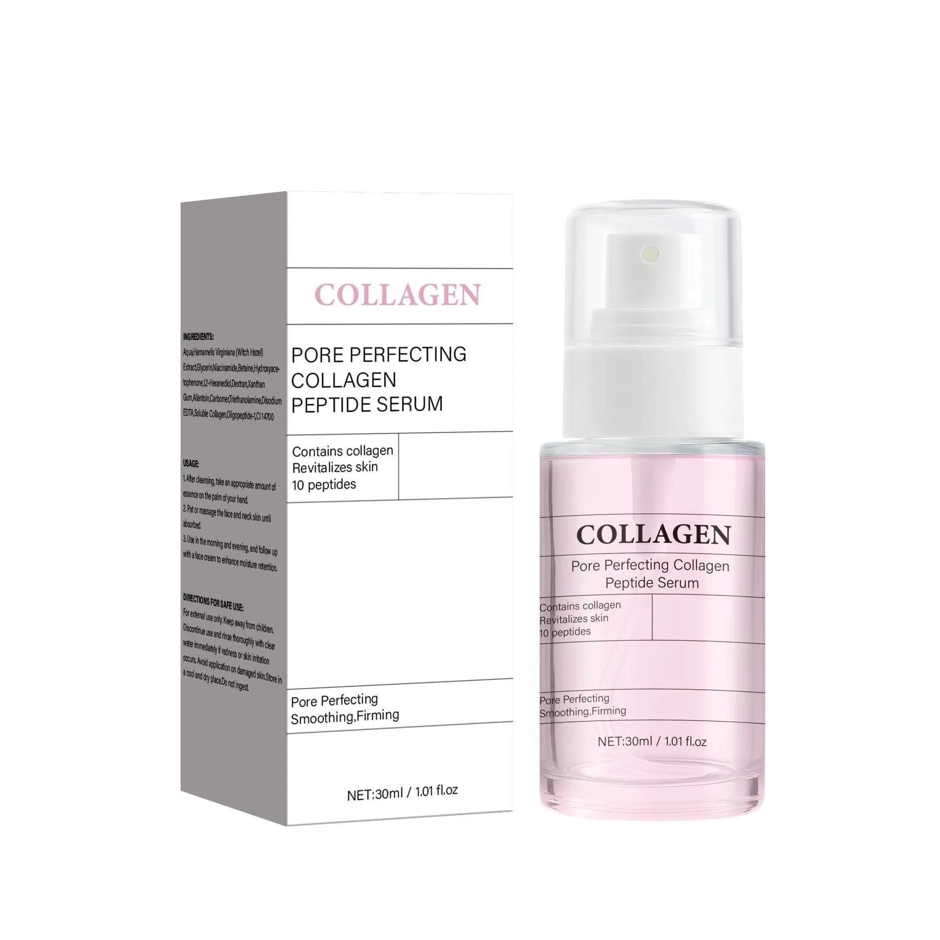 Collagen Peptide Pore Meticulous serum 30g in neutral packaging, a body care treatment.