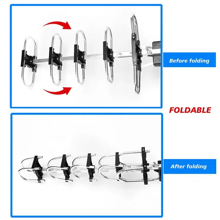 GR-1002 rotatable outdoor digital television antenna for UHF reception.