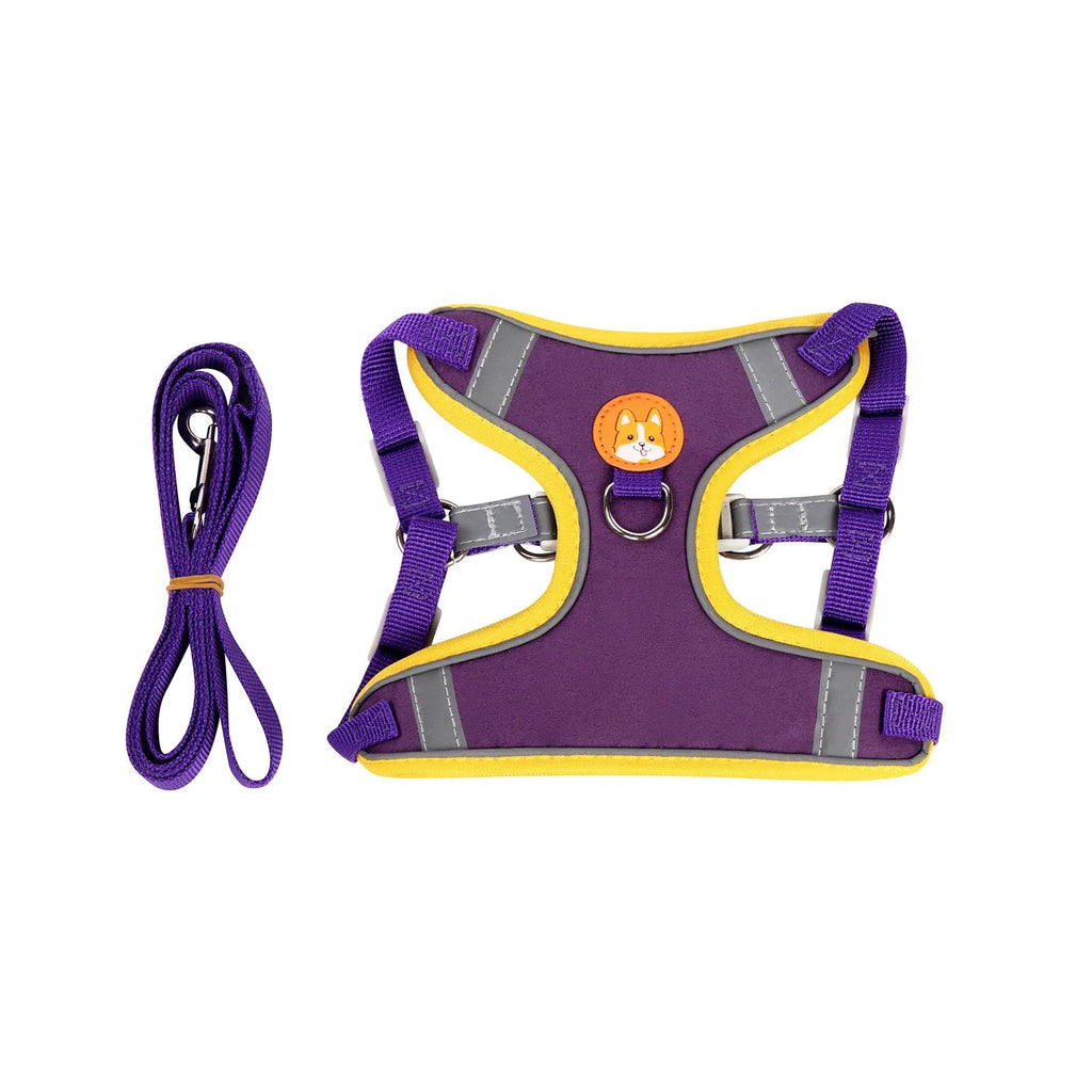 Adjustable rope dog harness in multiple colours with anti-breaking construction