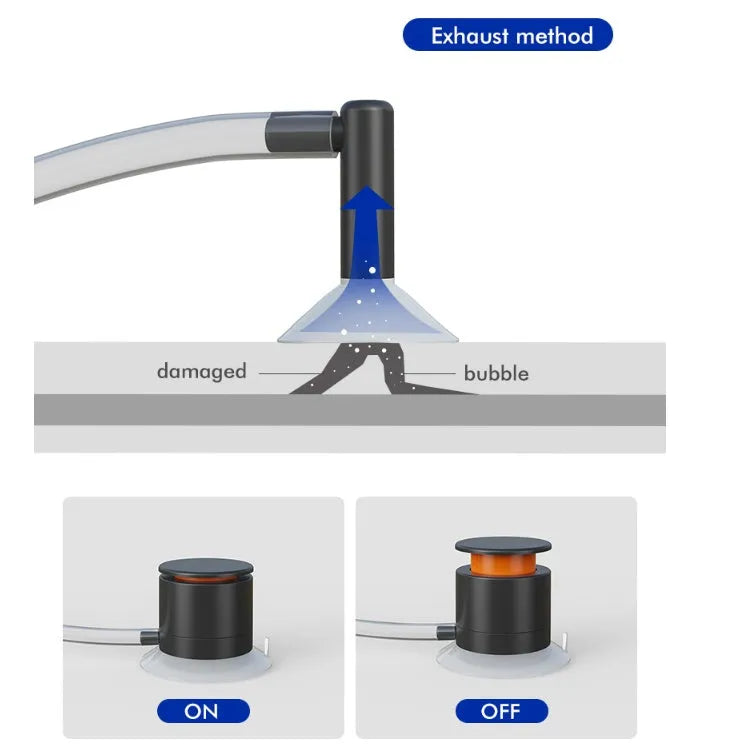 Car windscreen crack repair tool kit with plastic glass corrector for DIY point and crack repairs.