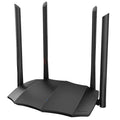 AC8 dual-band gigabit wireless router with three LAN ports showing compact design