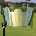 Rugby helmet goggles for American style rugby helmets in multiple colour options