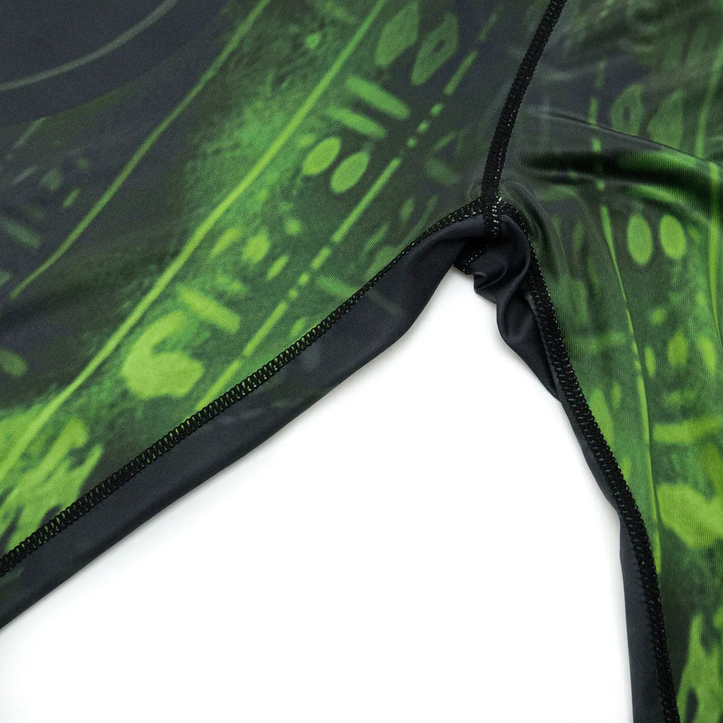Men's slim-fit ZF016 polyester sports suit set for outdoor running and fitness activities