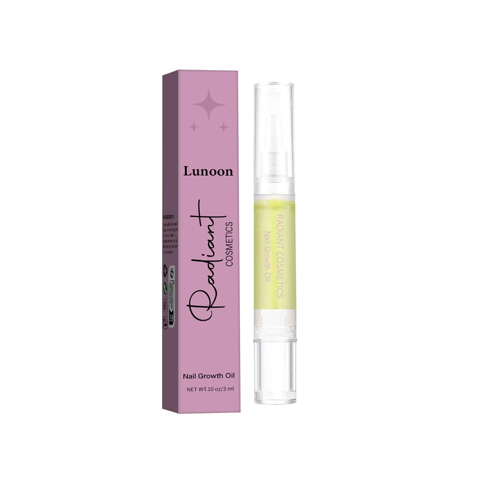 3ml wash-free nail growth care oil bottle for nail strengthening and moisturising