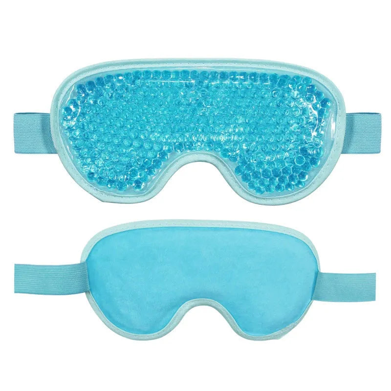 White portable rechargeable eye mask with cold and hot compress functions