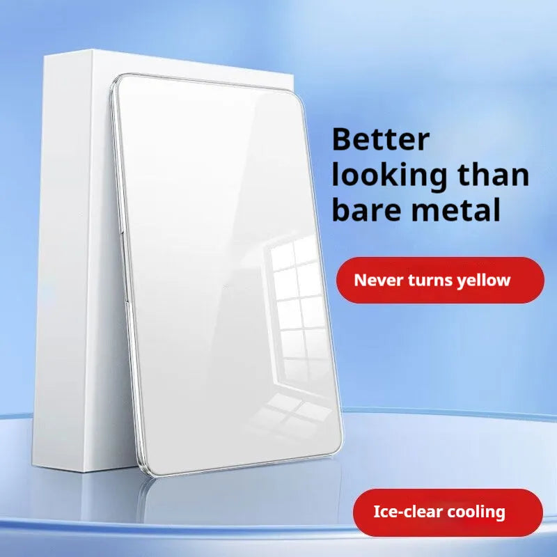 Clear plastic protective shell for MacBook laptop showing transparent design