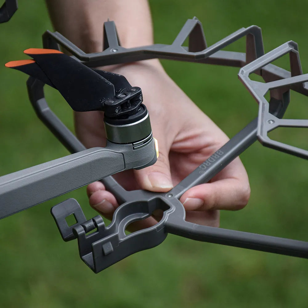 Grey ABS propeller anti-collision protection ring for DJI Air 2 and Air 2S drones.