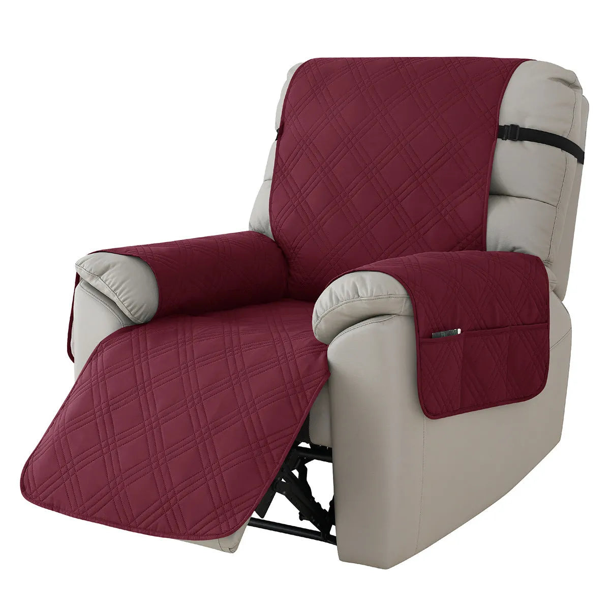 Quilted waterproof sofa cover for a Chivas massage chair in a choice of eight colours.