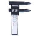 Digital hole distance measuring tool with plastic construction and 18cm length for wheel hub measurement