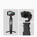 Hohem handheld gimbal anti-shake stabiliser for action cameras with mini tripod and storage bag