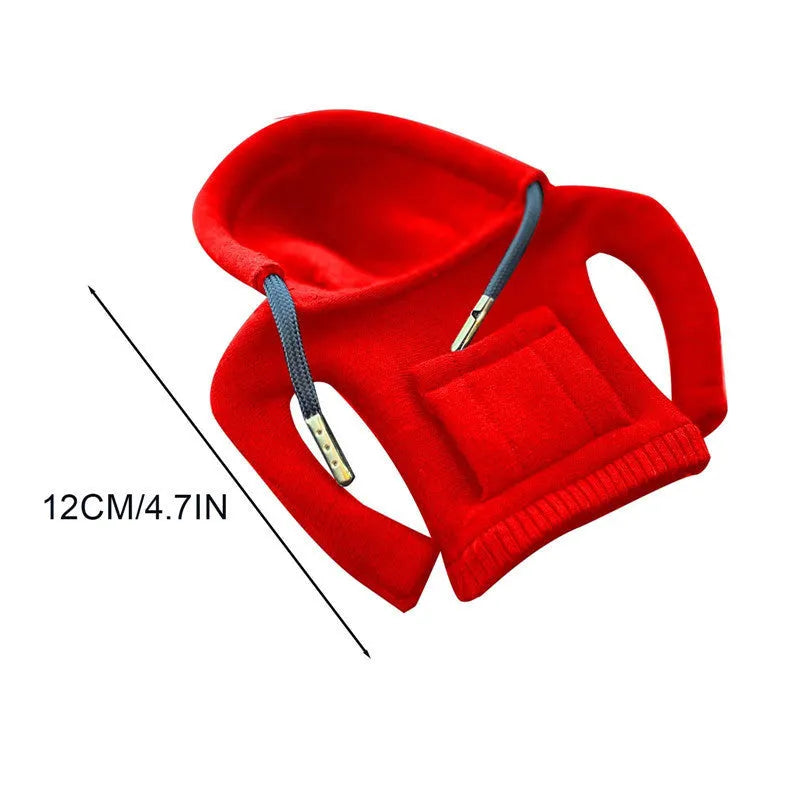 Pure cotton gear lever sweater decoration in multiple colours on a car gear knob.
