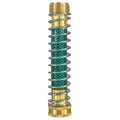 15 cm garden spring hose connector with brass threaded joint and spiral spring for pipe protection
