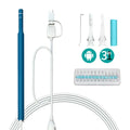 5.5mm ear endoscope XMZ-009 with LED light and three-in-one ear spoon attachment for visual ear inspection