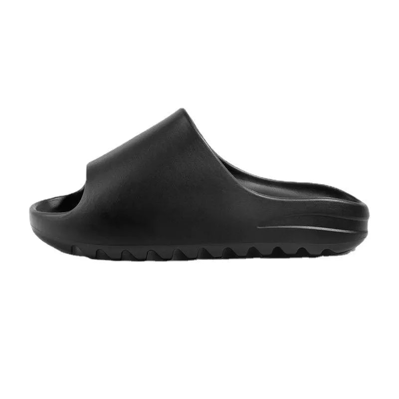 Women's thick-sole beach slipper in a choice of colours, showing EVA injection-moulded construction.