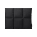 Soft black polyester laptop sleeve for 13-15.6 inch laptops on a table.