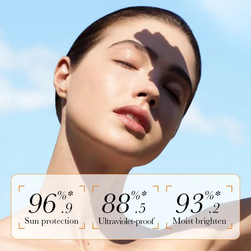 50g double tube multi-effect repair isolation sunscreen for universal skin types