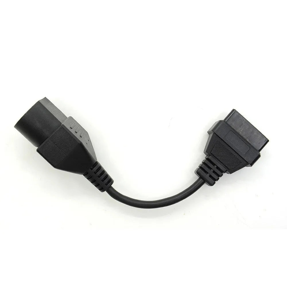 Black PVC Mazda 17-pin to OBDII 16 pin car diagnostic inspection cable for vehicle diagnosis
