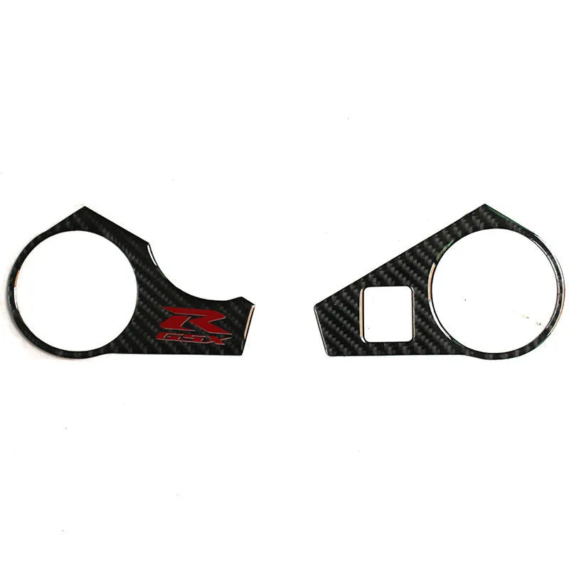 Black adhesive sticker for SUZUKI GSXR1000 L1 motorcycle carbon fibre upper plate