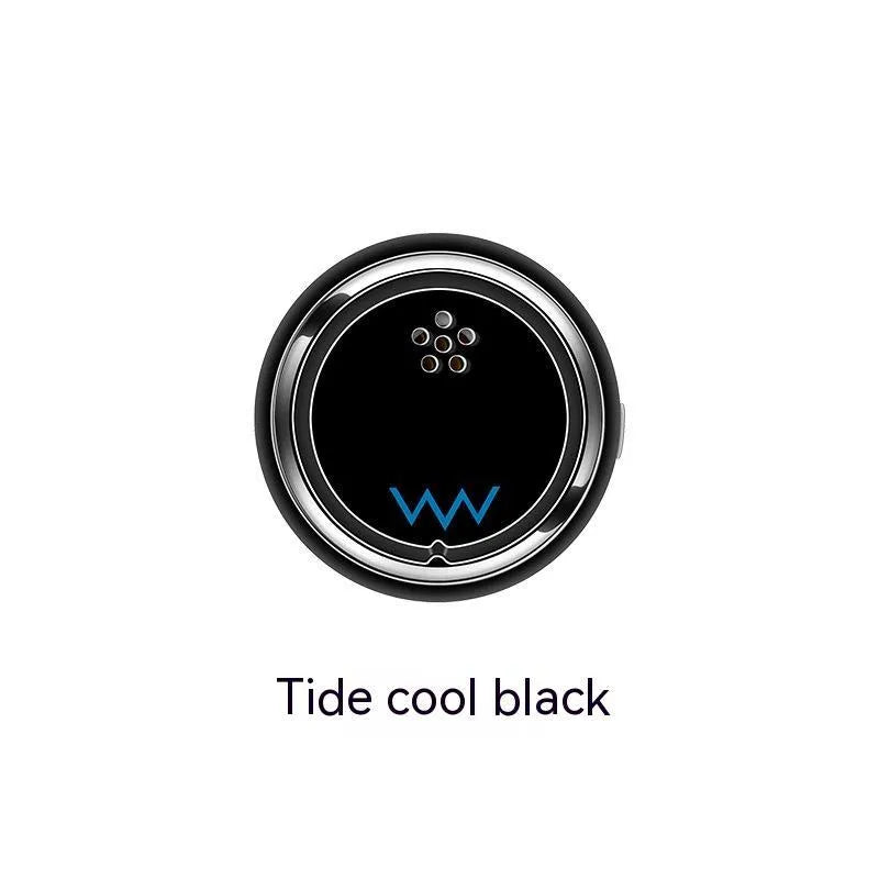 Bi-directional anti loss locator in black with silicone strap, USB charging port, and 10 metre range for children and pets