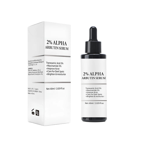 Alpha-Arbutin Care Solution Facial 60ml moisturising serum in compact packaging