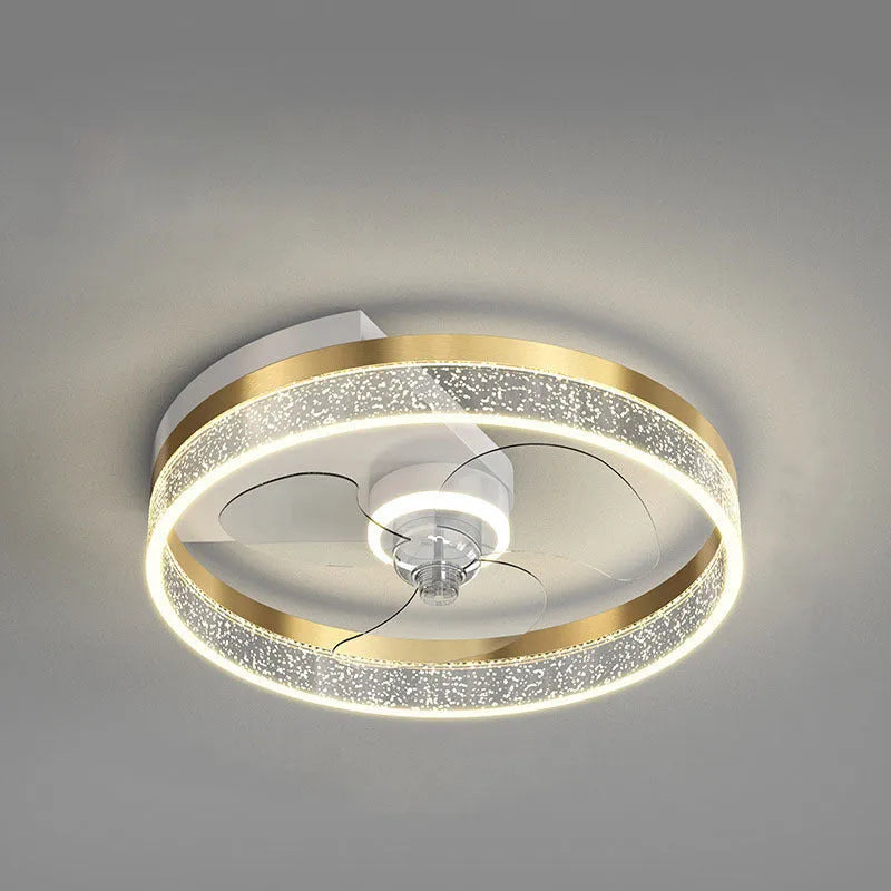 Simple modern Nordic-style white ceiling light with LED bulbs, designed for a child's bedroom.