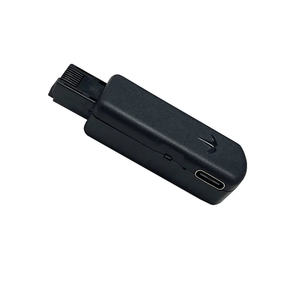 Black alloy USB drive tool for gaming consoles with ethernet port and firmware compatibility