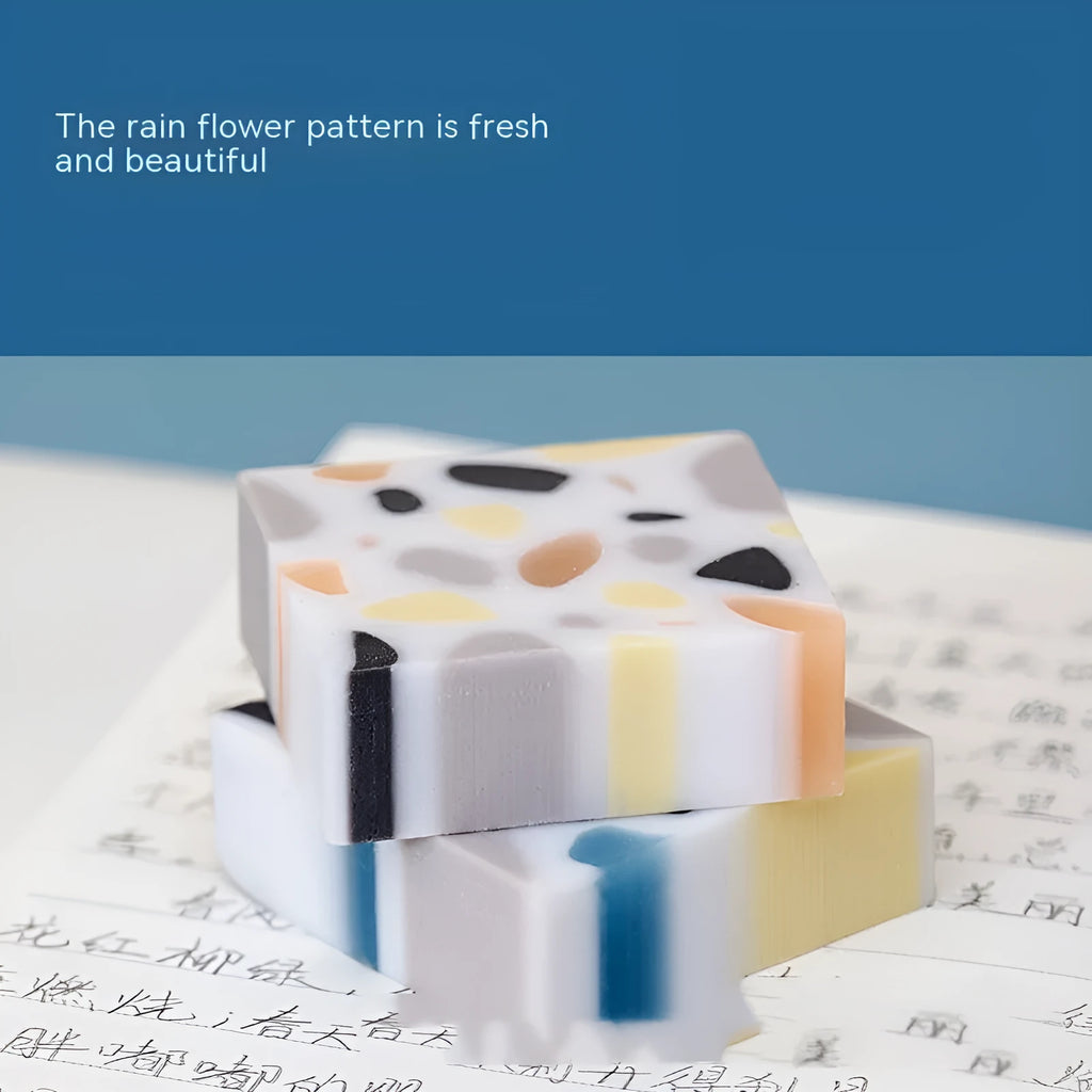 Super Clean Traceless brick-shaped rubber eraser for pencil marks