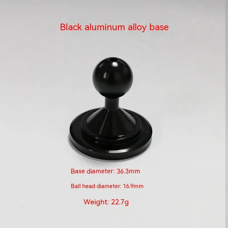 Aluminium alloy instrument panel base plate in universal design with black or silver finish options
