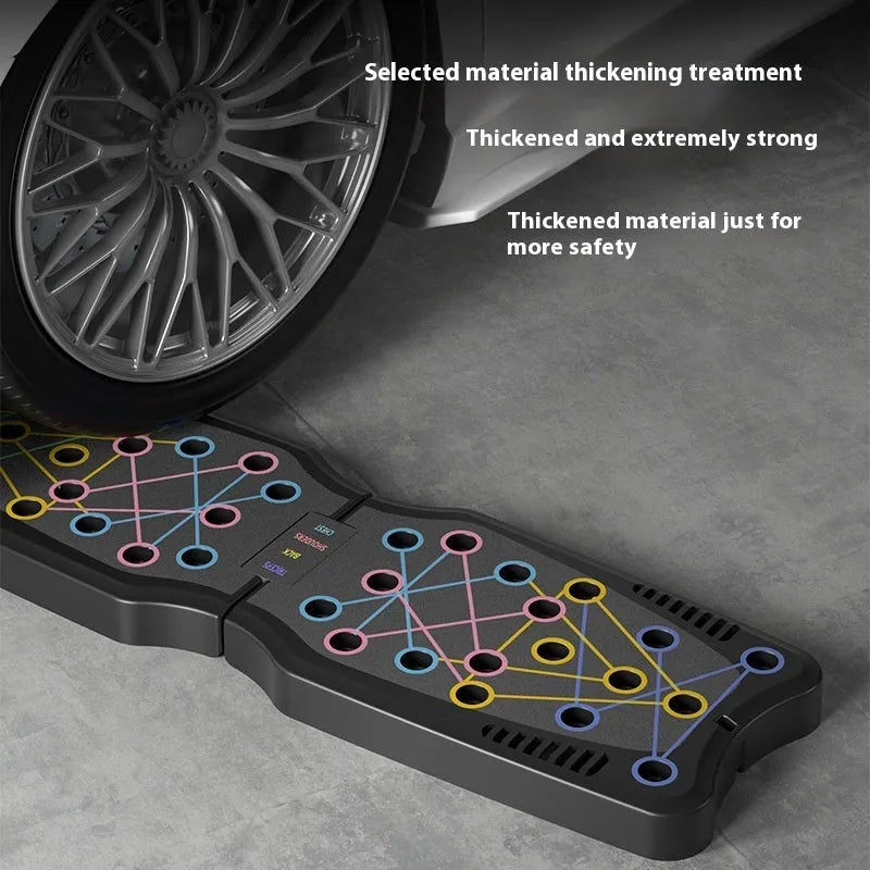 ABS push up support plate fitness equipment for chest shoulder back arm training in four colour options