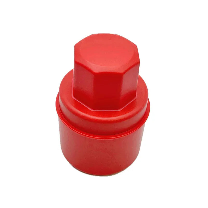 Car tyre polishing sponge brush with protective lid showing 85x120mm size and sponge texture