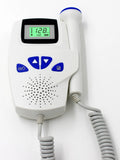 Digital waveform dual display fetal doppler heart rate monitor with TFT colour screen and ergonomic probe