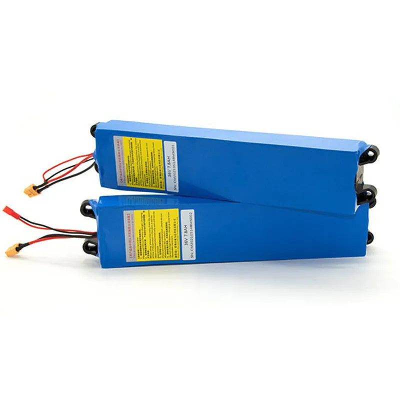 36V lithium battery pack for electric scooter replacement in black casing