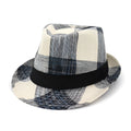 Blue straw sun hat with wide brim and bell crown for outdoor sun protection