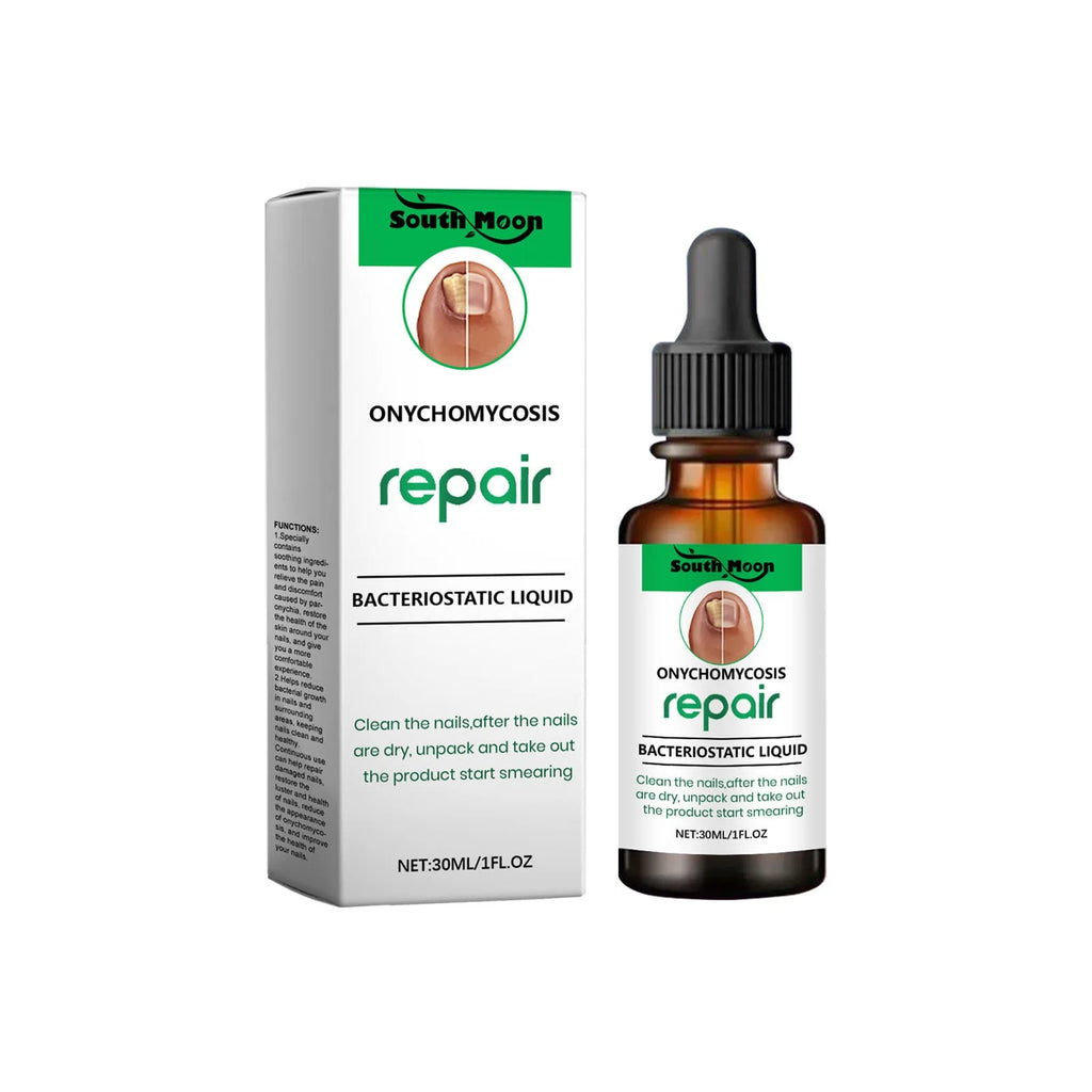 30ml bottle of transparent nail care nursing solution for gentle daily cleaning