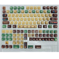 Capabala 130-key ABS mechanical keyboard keycap set with MOA height profile