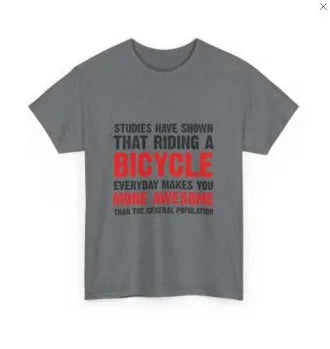 Grey women's cotton short sleeve t-shirt with a printed pattern, laid flat.