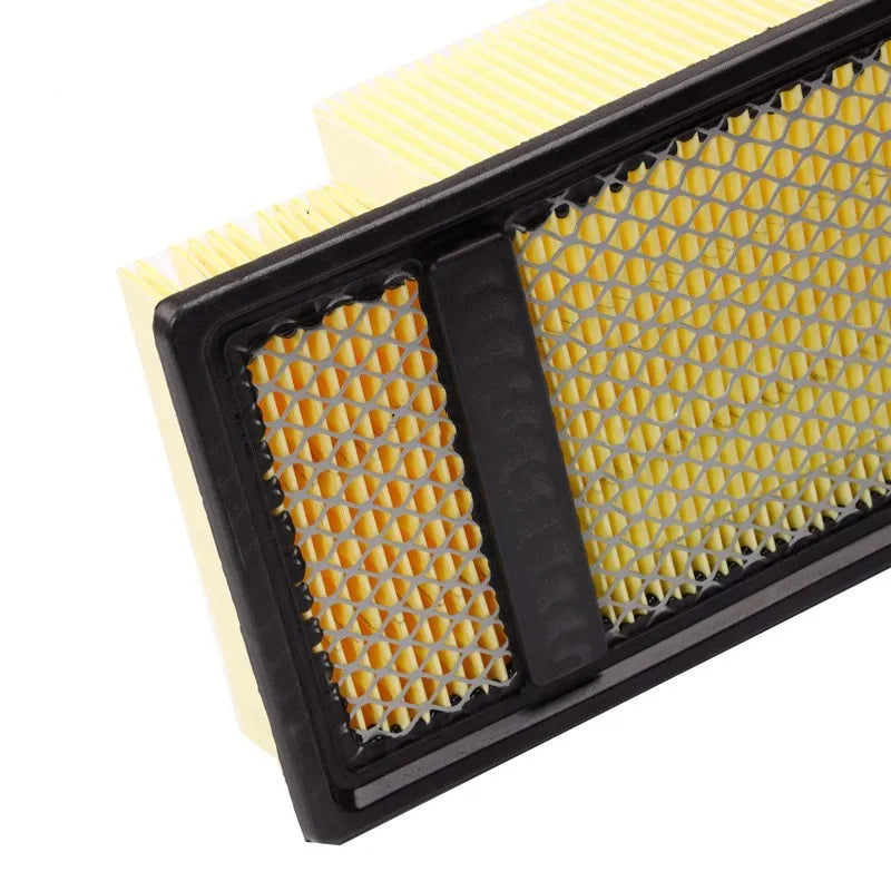 Dodge Ram pickup truck air filter cartridge with threaded connection and measured dimensions