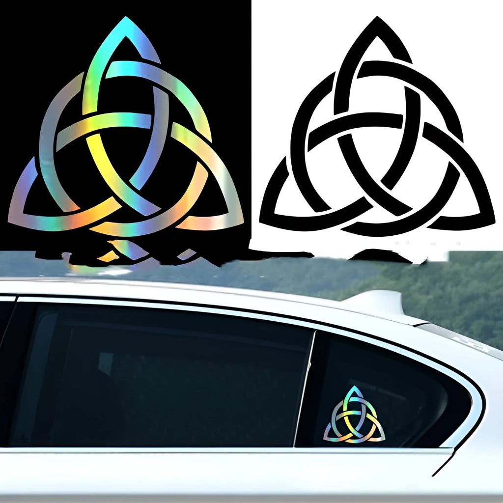 Waterproof automobile sticker for car body decoration in black, white, and laser colour options