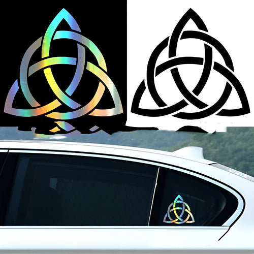 Waterproof automobile sticker for car body decoration in black, white, and laser colour options
