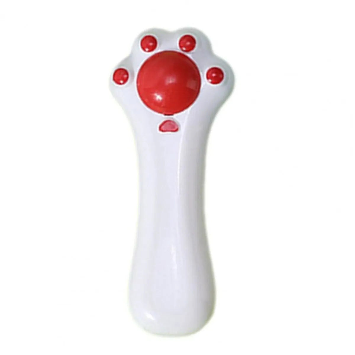 Blue cartoon design dual-purpose cat grooming brush and dental toy with catnip on a white background.